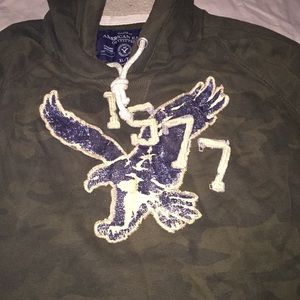 American Eagle camo  hoodie